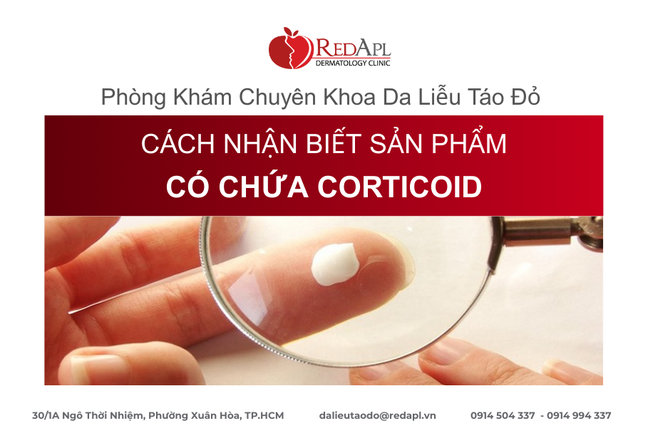 Nhận biết sản phẩm có chứa Corticoid