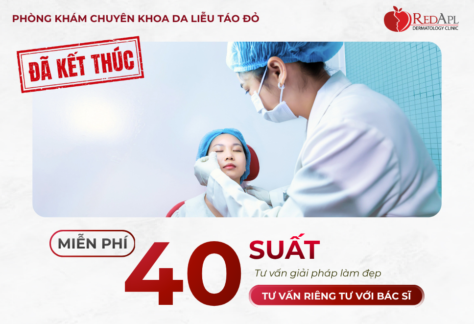 Miễn phí 40 suất tư vấn da liễu