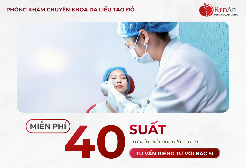 Miễn phí 40 suất tư vấn da liễu