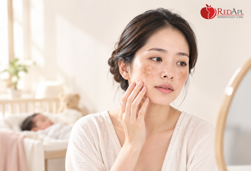 Sau Sinh Bao Lâu Nên Trị Nám